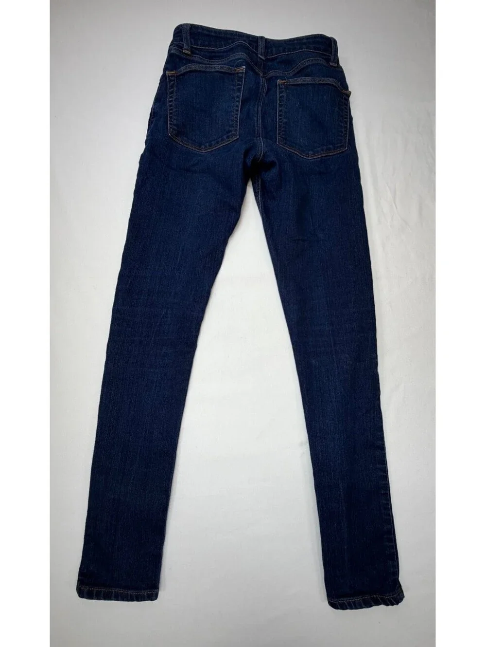 Asos Design Men's Skinny Jeans Dark Wash Slim Fit Low-Rise Stretch Size 28 Blue